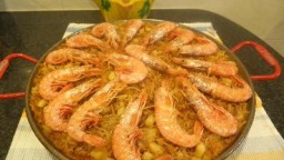 Recepta de cuina de Fideuà amb sípia i gambes